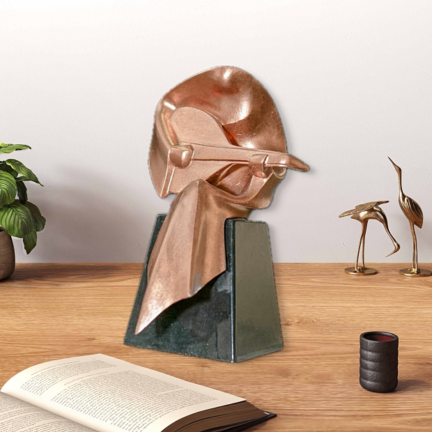 Example of a Haitham Amer sculpture in a private room 